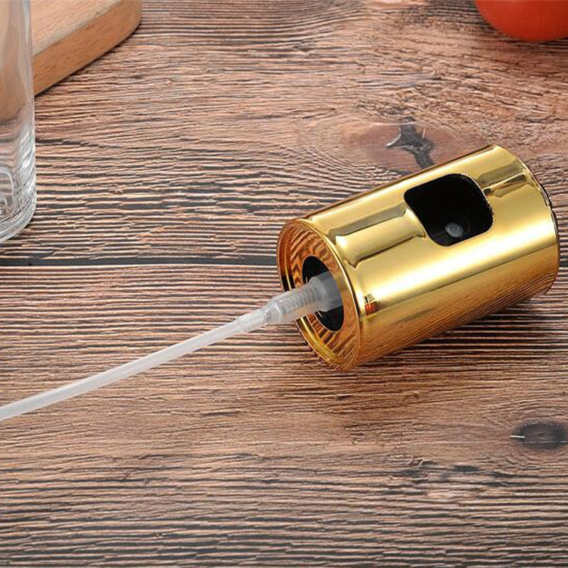 100ml Olive Oil Sprayer Oil Spray Bottle Pump Glass Oil Pot Leak-proof Drops Oil Dispenser Seasoning Kettle BBQ Kitchen Tool