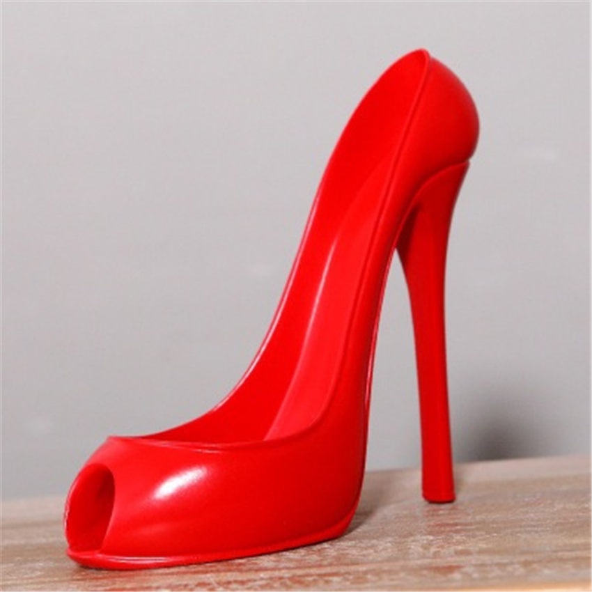 High Heel Shoe Wine Rack Wine Bottle Holder Stylish Rack Gift Basket Accessory Home Kitchen Bar Tools Red Wine Storage Holder